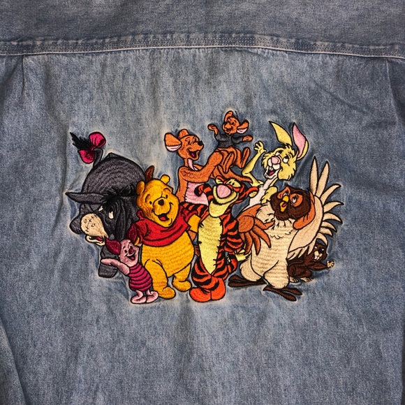 Vintage Disney Embroidered Button Up - Picture 2 of 3